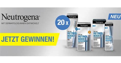 Müller Drogeriemarkt GEWINNSPIEL 20x jen ein Neutrogena Retinol Boost