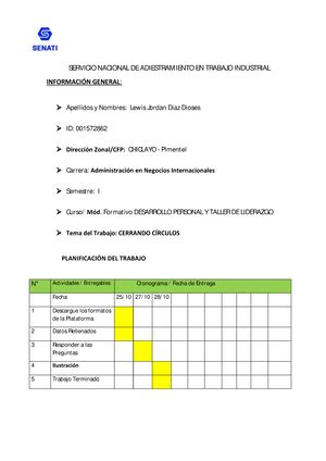 TR 2 DE Informática Aplicada SERVICIO NACIONAL DE ADIESTRAMIENTO EN