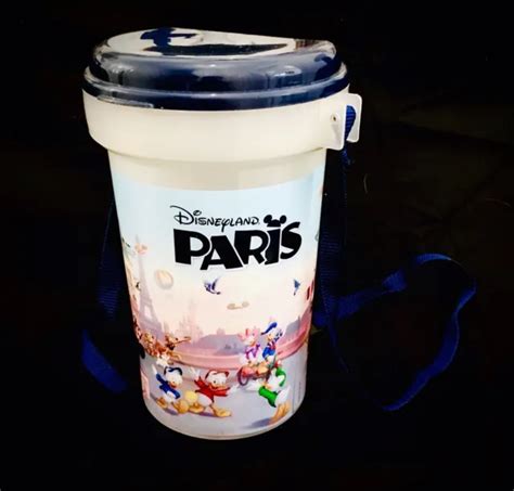 Official Disney Pixar Disneyland Paris Plastic Popcorn Bucket Cm