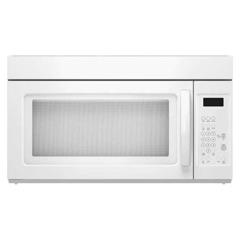 Shop 1.6-cu ft Over-the-Range Microwave (White) (Common: 30-in; Actual: 29.9-in) at Lowes.com