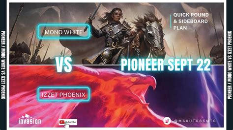 Mono White Humans Vs Izzet Phoenix Pioneer Mtgo Sept Youtube