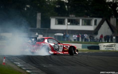 Download wallpaper for 1024x600 resolution | Mazda RX-7 Drift Smoke HD ...