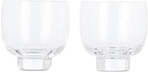 NUDE Glass Two Pack Clear Tumbler Glasses 8 75 Oz NUDE Glass