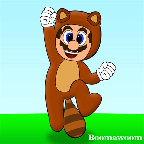 Tanooki Mario by Boomawoom on DeviantArt