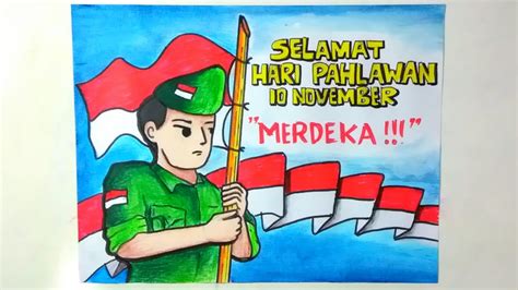 Menggambar Tema Hari Pahlawan 55 Koleksi Gambar