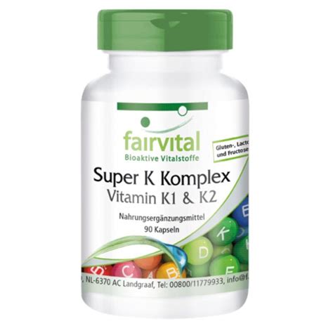 Super K Komplex Vitamin K1 K2 90 Kapseln Editions Narayana