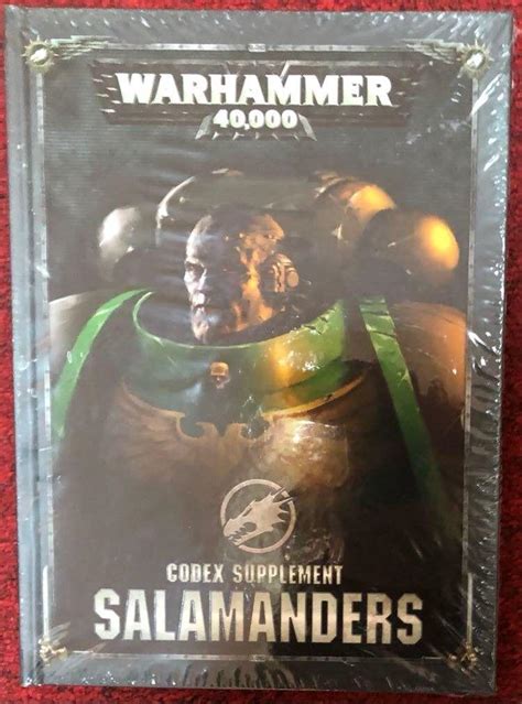 Warhammer 40k Codex Salamanders New In Package Free Shipping