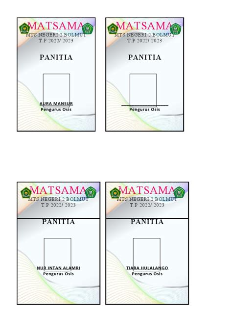 Kartu Panitia Pdf