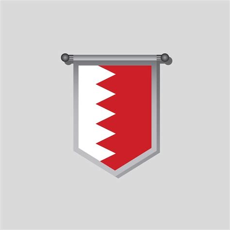 Premium Vector Illustration Of Bahrain Flag Template