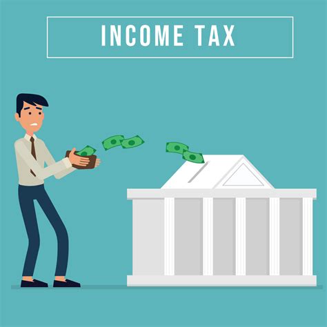 Income Tax Vector Illustration Vector Art At Vecteezy