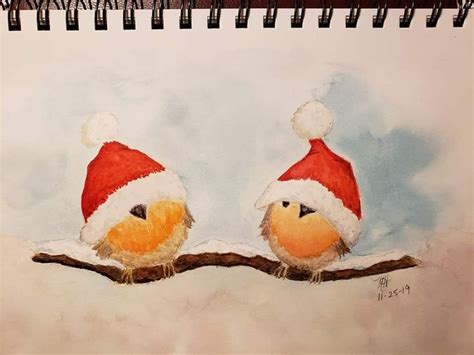 Pin By Robin Ranallo On Watercolors Watercolor Christmas Cards