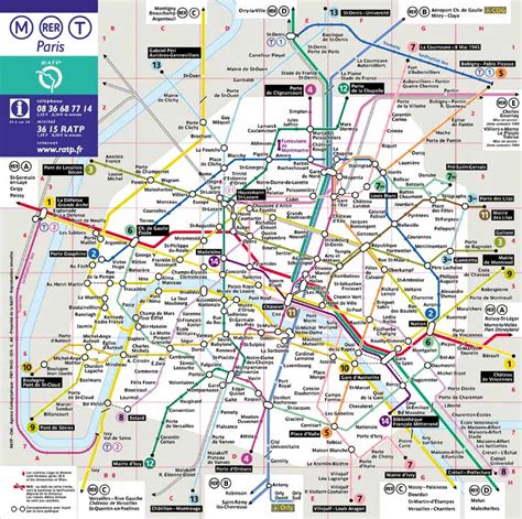 Gu A De Uso Del Mapa Del Metro De Par S Consejos Tiles