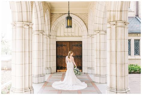 First United Methodist Church Fort Worth Bridal Session Rebecca Tripp