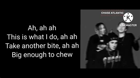 Chase Atlantic Consume Lyrics Youtube