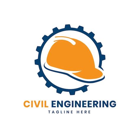 Premium Vector | Civil engineering logo design for construction ...