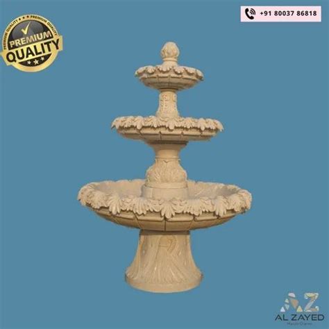 Marble Yellow Sandstone Water Fountain At Rs In Makrana Id