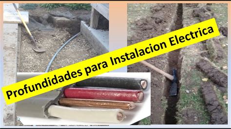 A Que Profundidad Se Entierran Las Instalaciones Electricas YouTube