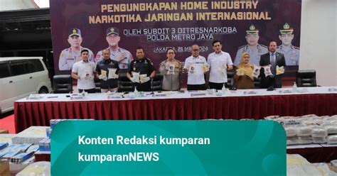 Foto Polda Metro Jaya Ungkap Peredaran Narkotika Industri Rumahan