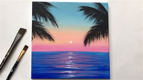 √ Simple Sunset Painting