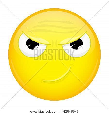 Smirk Emoji. Sly Image & Photo (Free Trial) | Bigstock