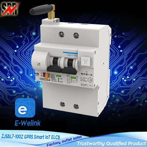 Zjsbl7 100z Gprs Smart Iot Earth Leakage Circuit Breaker Iot Gprs Smart Elcb Gprs Smart Iot