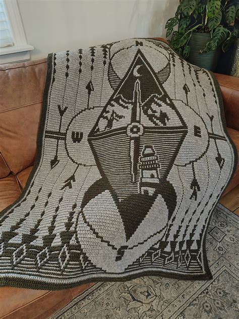 Ravelry Navigator Mosaic Afghan Pattern By Abi Mcintyre