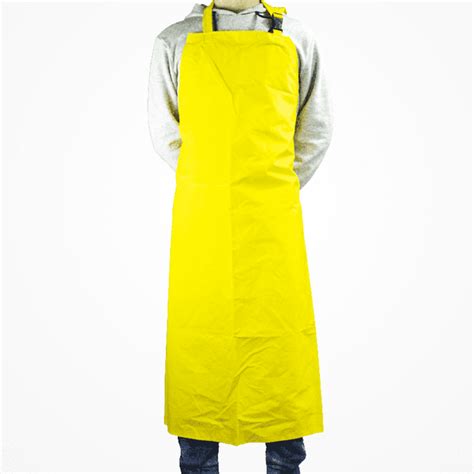 26i 104p 35x45 Pvc Poly Apron Yellow Bag 1 Count