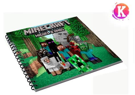 Caderno De Desenho Minecraft Elo Produtos Especiais