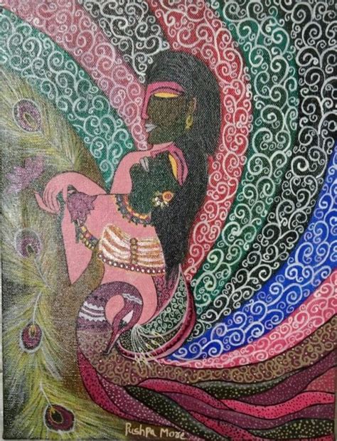 Radha Krishna Indian Art X International Indian Folk