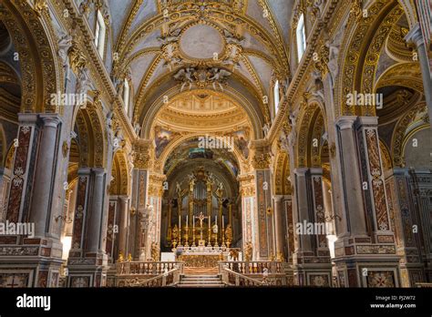 Abbey of Monte Cassino interior, Lazio, Italy Stock Photo - Alamy