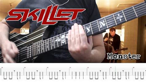 Skillet - Monster (Guitar Cover + TABS) - YouTube