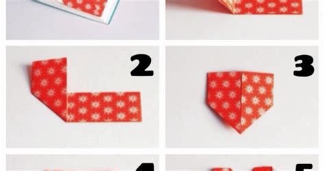 gum wrapper origami heart ~ moving origami