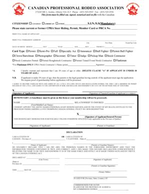 Fillable Online 2014 Notarized Application Canadian Professional