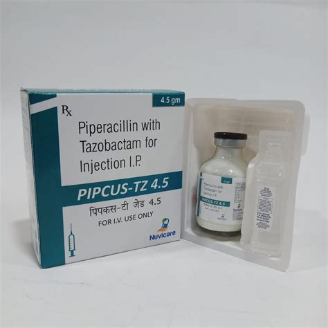 Pipcus Tz Piperacillin With Tazobactam For Injection Ip At Rs Vial