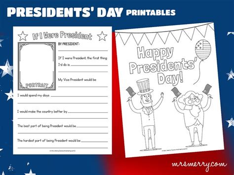 Presidents' Day Worksheets Presidents' Day Activities for Kids ...