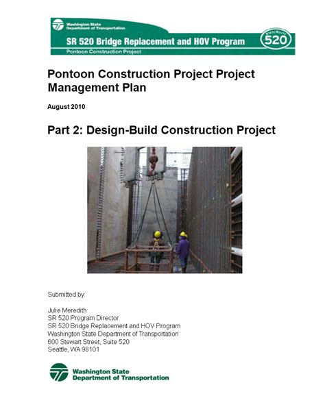 Construction Project Management Plan