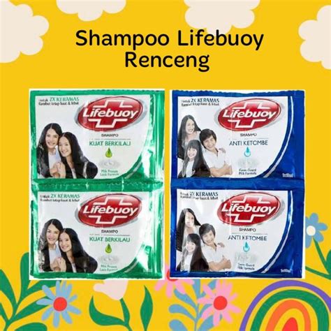 Jual Shampoo Lifebuoy Anti Ketombe Kuat Berkilau Renceng Sachet Ml