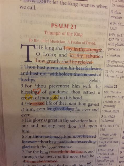 The Talbert Report: Psalm 21