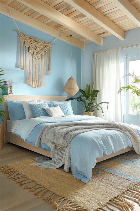 Light Blue Boho Bedroom Ideas To Brighten Your Space Learn California