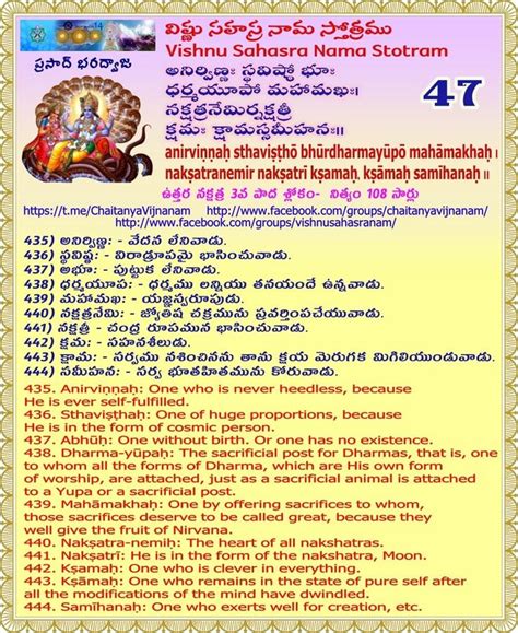 Vishnu Sahasra Nama Stotram Vishnu Nama