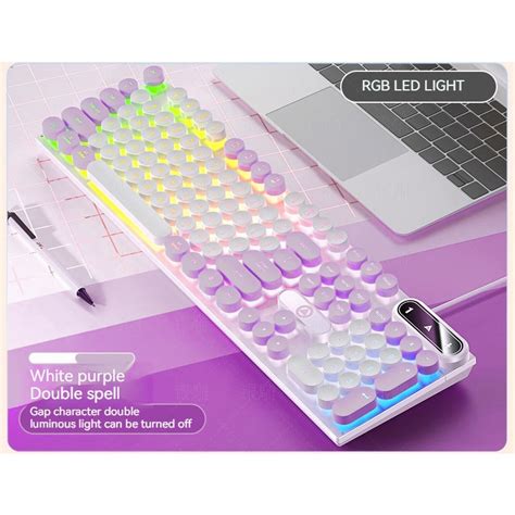 WIRED RGB Keyboard RGB Rainbow Light Colourful Keypad | Shopee Malaysia