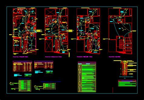 Planos De Instalaciones Electricas En Dwg Autocad Electricidad Hot