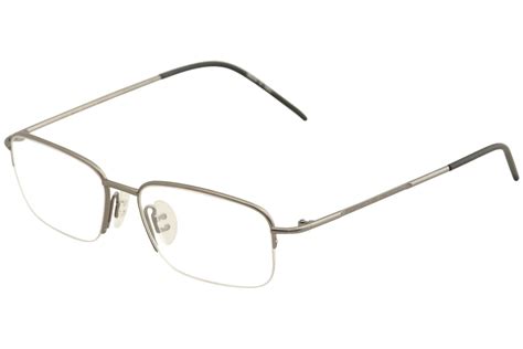 Porsche Design Mens Eyeglasses P8198 P8198 Half Rim Titanium Optical Frame