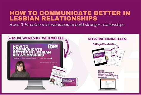 How To Communicate Better In Lesbian Relationships Mini Workshop