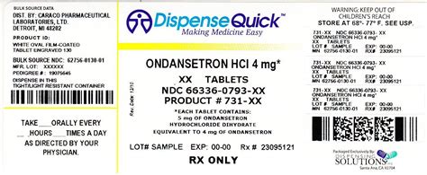 Ondansetron Hydrochloride Tablets