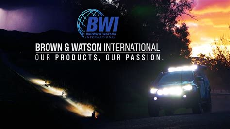 Brown Watson International Our Products Our Passion Youtube