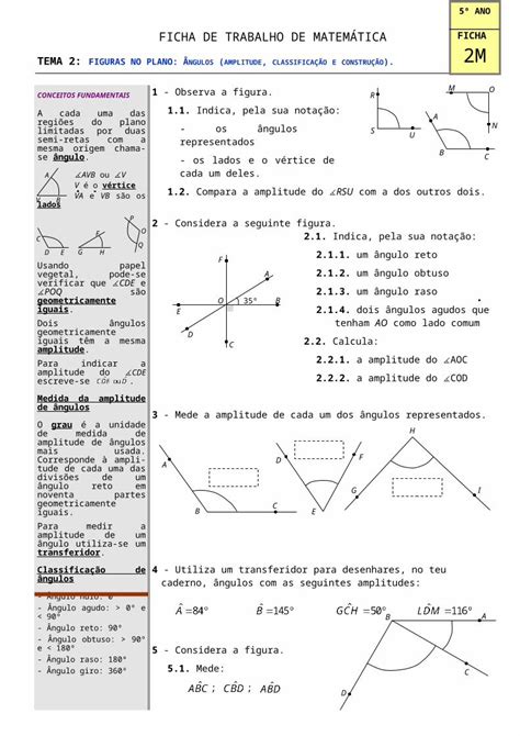 Doc Salaestudo M C A Ngulos Amplitude Classificac A C A O E