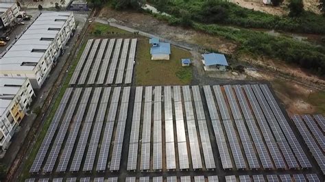 Aerial View Of 2 Mw Solar Farm And 1 Mw Bipv Youtube