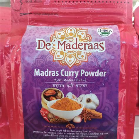 Jual De Maderaas Madras Curry Powder 225gram Shopee Indonesia