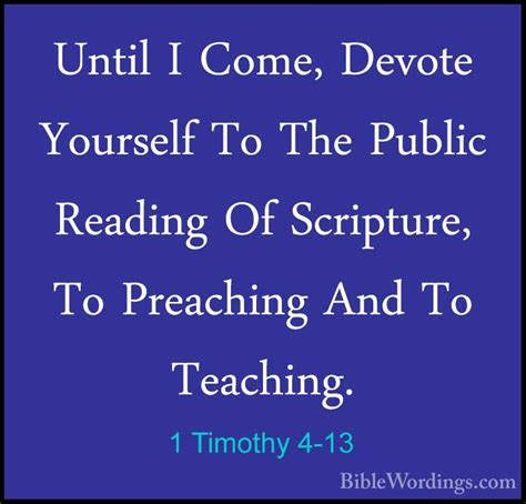 1 Timothy 4 Holy Bible English BibleWordings